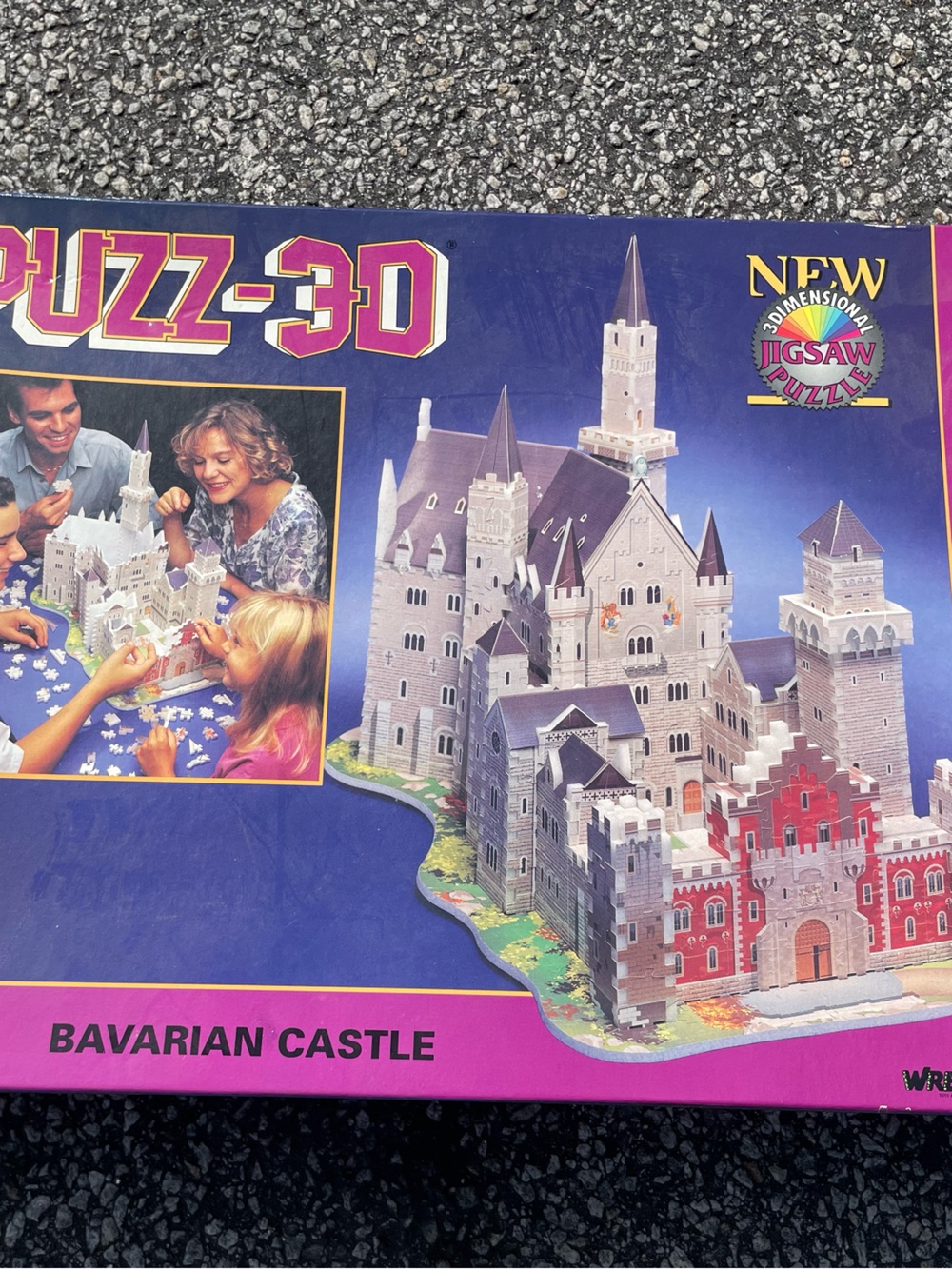 Bavarian Castle 3D Jigsaw Puzzle - Purple & Red